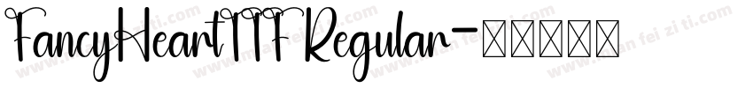 FancyHeartTTF Regular字体转换